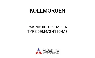 00-00902-116 TYPE:09M4/GH110/M2