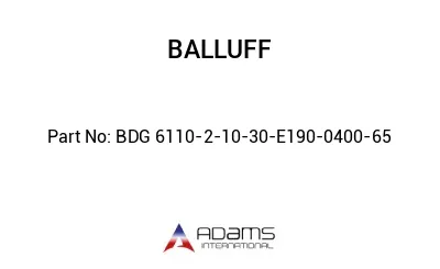 BDG 6110-2-10-30-E190-0400-65									