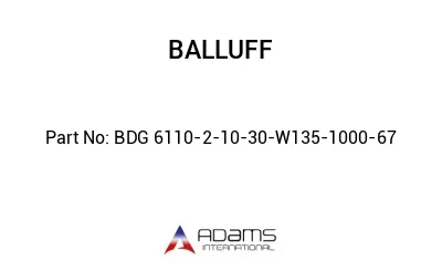 BDG 6110-2-10-30-W135-1000-67									