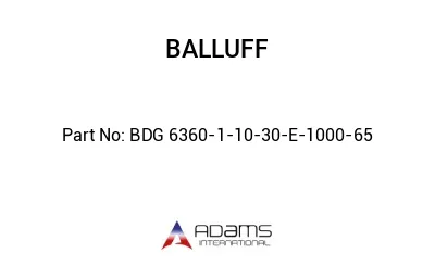 BDG 6360-1-10-30-E-1000-65									