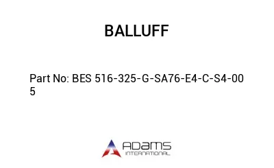BES 516-325-G-SA76-E4-C-S4-00	5								