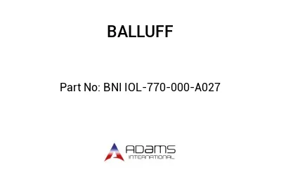 BNI IOL-770-000-A027									