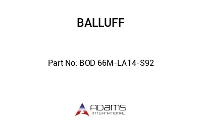 BOD 66M-LA14-S92									