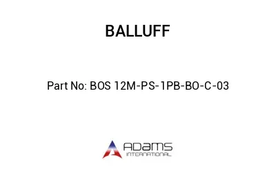BOS 12M-PS-1PB-BO-C-03									