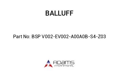 BSP V002-EV002-A00A0B-S4-Z03									