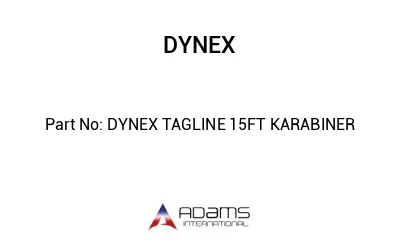 DYNEX TAGLINE 15FT KARABINER
